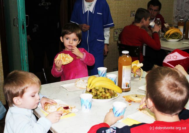 Пища жизни в детском доме