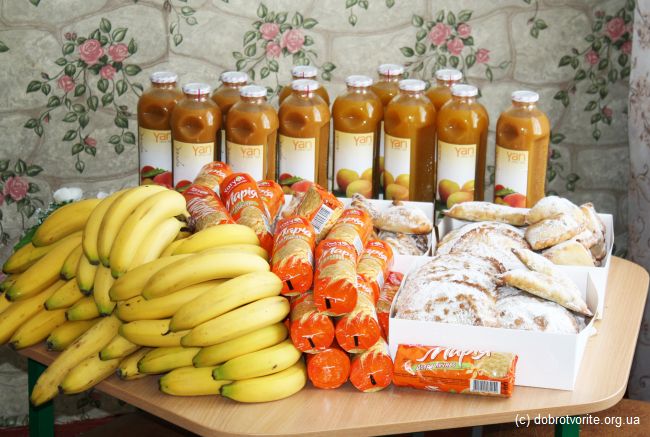 Угощения для детей-сирот