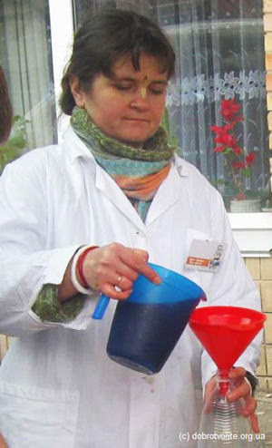 Илона Кулида - волонтер благотворительной организации «Пища жизни»